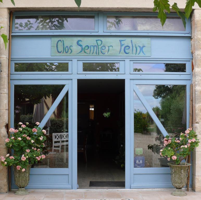 Chambres D'Hotes Du Clos Semper Felix Sainte-Bazeille Eksteriør bilde