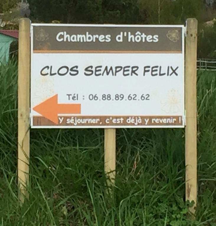 Chambres D'Hotes Du Clos Semper Felix Sainte-Bazeille Eksteriør bilde